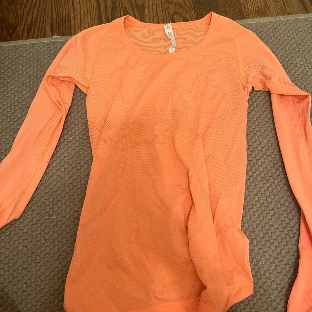 *RARE* ORANGE SWIFTLY TECH LONG SLEEVE